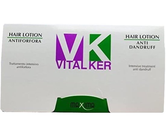 Лосьон от перхоти Maxima Vitalker Dandruff Control Lotion, 12x10 ml, изображение 2