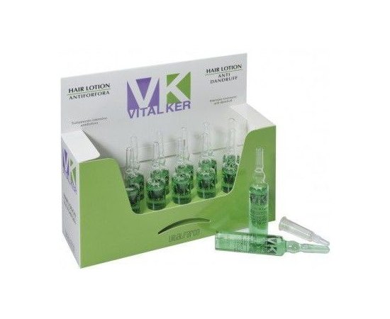 Лосьон от перхоти Maxima Vitalker Dandruff Control Lotion, 12x10 ml, изображение 3