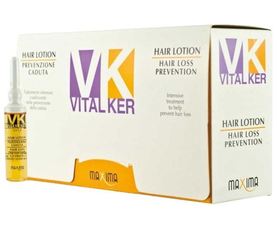 Maxima Vitalker Hair Loss Prevention Лосьон від випадання волосся, 12 х 10 мл, фото 