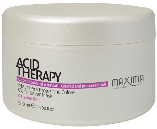 Маска для защиты цвета волос Maxima Acid Therapy Color Saver Mask, изображение 2