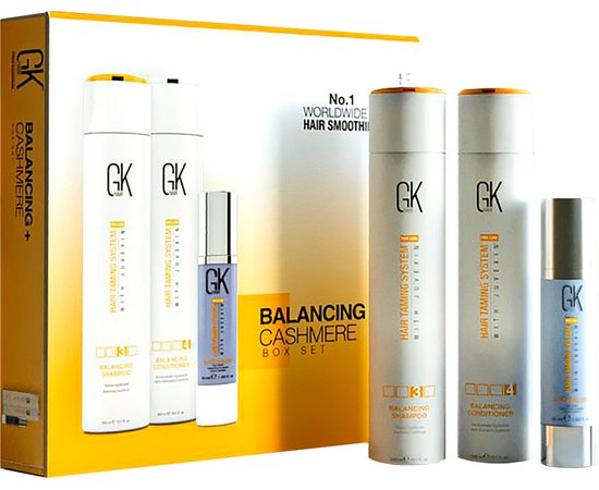 Global Keratin Balancing Cashmere Box Set Набір по догляду за волоссям, фото 