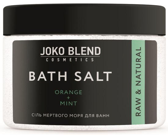 Joko Blend Bath Salt Orange Mint Сіль Мертвого моря для ванн "Апельсин-М'ята", 300 г, фото 