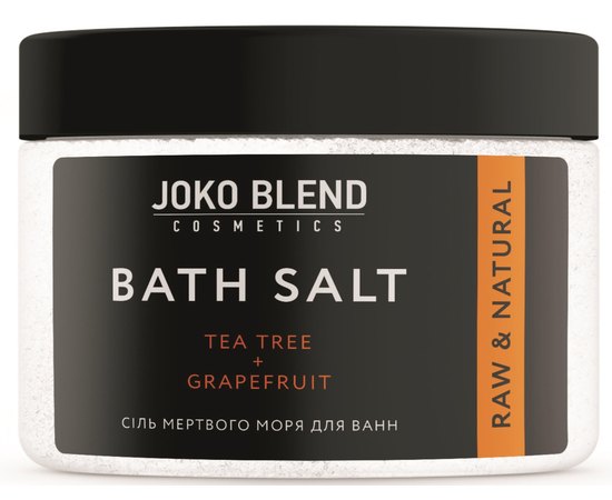 Joko Blend Bath Salt Tea Tree Grapefruit Сіль Мертвого моря для ванн "Чайне дерево-Грейпфрут", 300 г, фото 