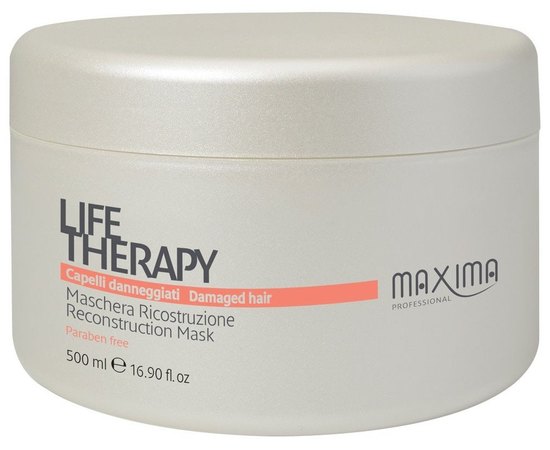 Відновлююча маска глибокої дії Maxima Life Therapy Reconstruction Mask, 500 ml, фото _ab__is.image_number.default Відновлююча маска глибокої дії Maxima Life Therapy Reconstruction Mask, 500 ml, фото _ab__is.image_number.default
