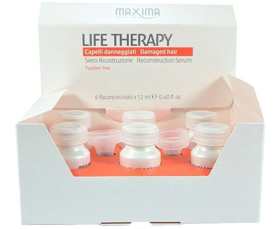 Maxima Life Therapy Reconstruction Serum сироватка для волосся, 6х12 мл, фото _ab__is.image_number.default