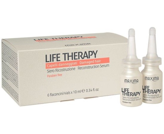 Maxima Life Therapy Reconstruction Serum сироватка для волосся, 6х12 мл, фото _ab__is.image_number.default