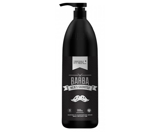 Imel Professional Barba Hair Men&#39;s Shampoo Щоденний чоловічий шампунь pH 5.5, 1000 мол, фото 