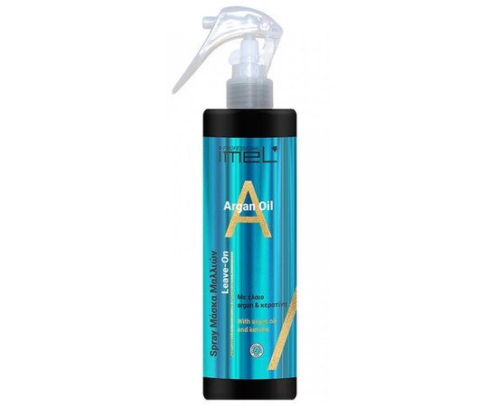 Imel Professional Argan Oil Hair Spray-mask with Argan Oil and Keratin Маска-спрей для пошкодженого волосся, 300 мл, фото 