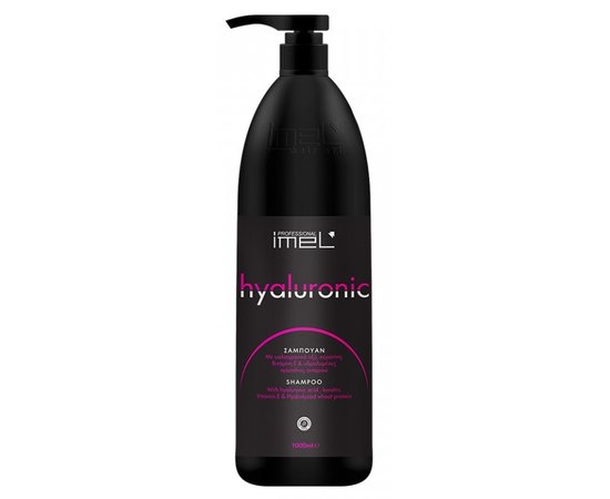 Imel Professional Hyaluronic Hair Shampoo A C I D boost of hydration Шампунь для сухих і пошкоджених волосся, 1000 мол, фото 