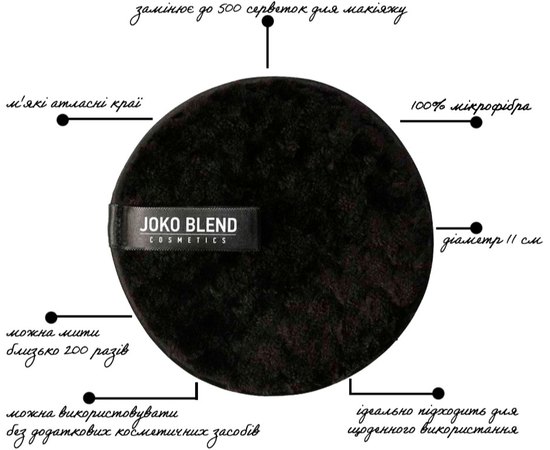 Joko Blend Makeup Remover Sponge Спонж для зняття макіяжу, фото _ab__is.image_number.default
