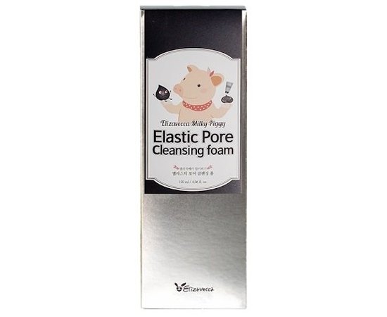 Elizavecca Milky Piggy Elastic Pore Cleansing Foam Чорна пінка-маска для вмивання, 120 мл, фото _ab__is.image_number.default