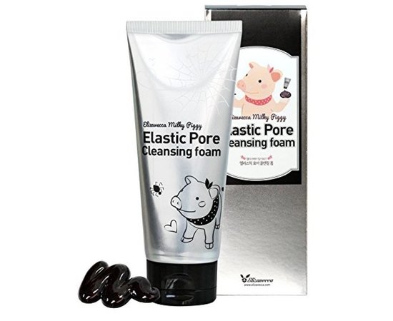 Elizavecca Milky Piggy Elastic Pore Cleansing Foam Чорна пінка-маска для вмивання, 120 мл, фото _ab__is.image_number.default