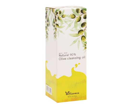 Гидрофильное масло очищающее Elizavecca Natural 90% Olive Cleansing Oil, 300 ml, изображение 3