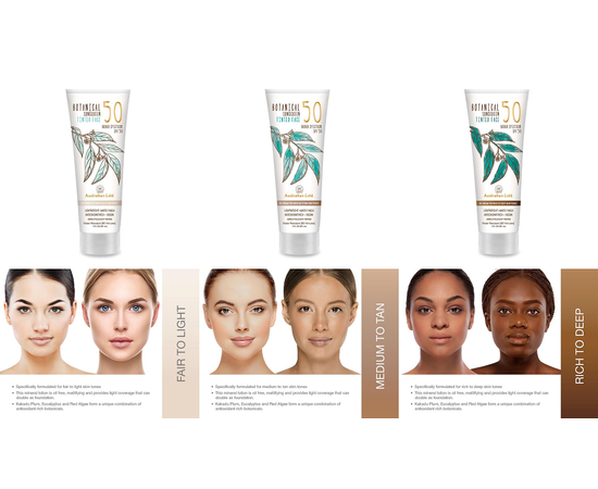 Крем для лица от солнца Australian Gold Botanical SPF50 Tinted BB Cream, 88 ml, изображение 2