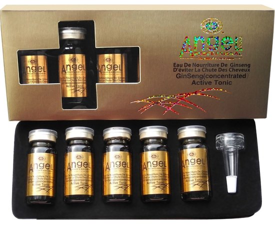 Тоник с экстрактом женьшеня от выпадения волос Angel.