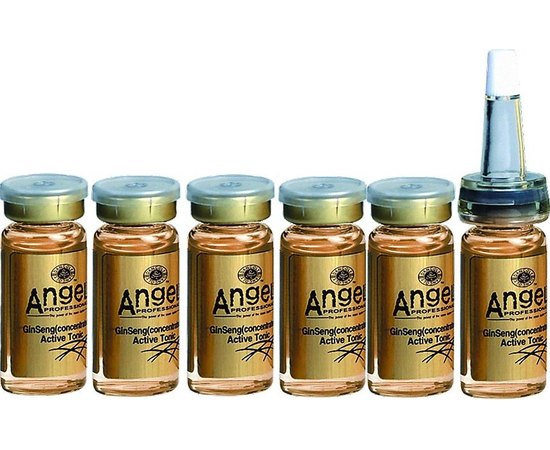 Активный тоник с экстрактом женьшеня от выпадения волос Angel.