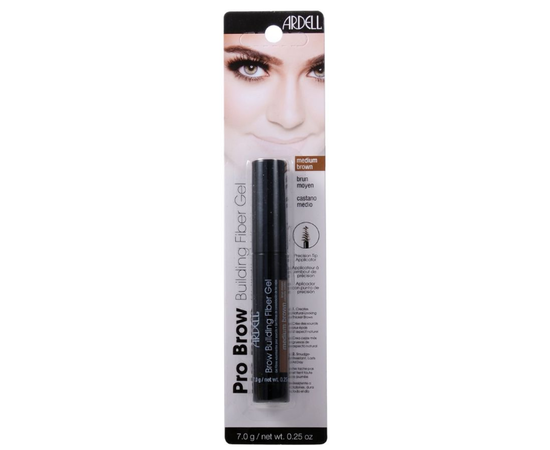 Ardell Brow Building Fiber Gel Гель для бровей моделирующий с микроволокнами, 7 г, изображение 2 Ardell Brow Building Fiber Gel Гель для бровей моделирующий с микроволокнами, 7 г, изображение 2
