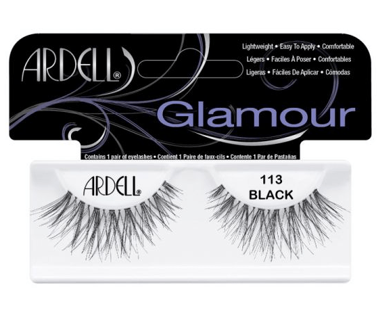Ardell Glamour 113 Накладные черные ресницы
