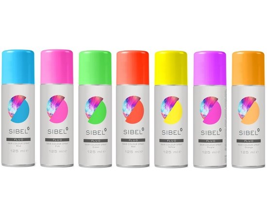 Sibel Fluo Фарба-спрей для волосся, 125 мл, фото _ab__is.image_number.default
