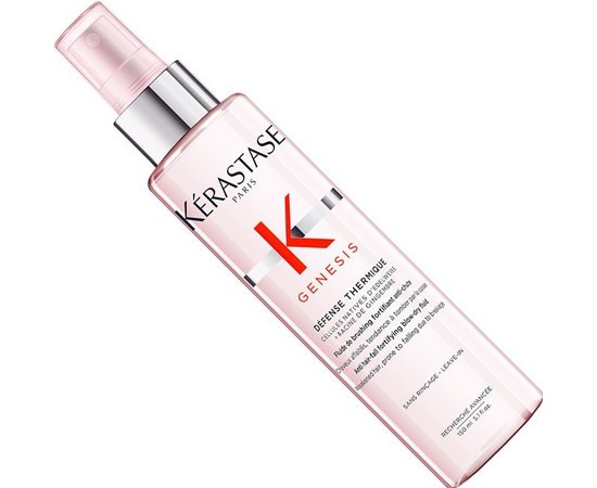 Флюид-спрей для укрепления склонных к выпадению волос с термозащитой Kerastase Genesis Defense Thermique Blow Dry Fluid, 150 ml, изображение 5