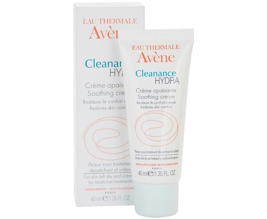 Успокаивающий крем для проблемной кожи Avene Cleanance Hydra Soothing Cream, 40 ml, изображение 3