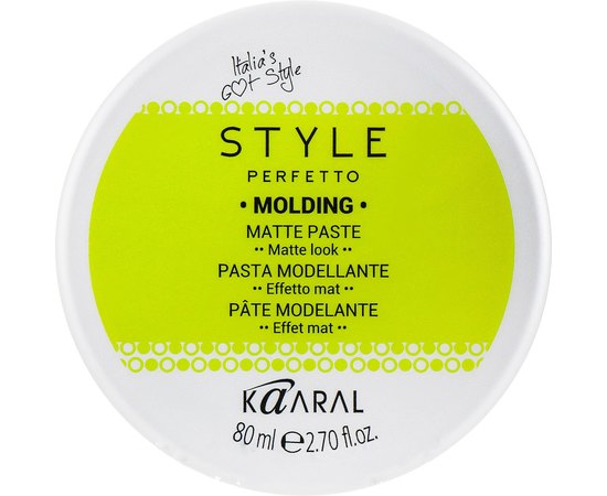 Матирующая паста для волос Kaaral Molding Matte Paste, 80 ml