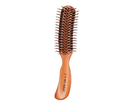 I Love My Hair Shiny Brush Щітка для волосся дерев'яна 17180CNB, фото 