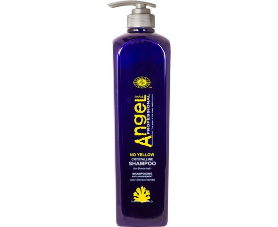 Шампунь для нейтрализации желтого пигмента Angel Professional No Yellow Crystalline Shampoo, изображение 4