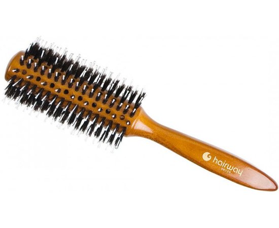 Брашинг для волос со смешанной щетиной дикобраз HairWay, изображение 5