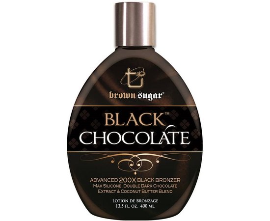 Brown Sugar Black Chocolate 200X Крем для солярію з супер шоколадними бронзантами, 400 мл, фото 