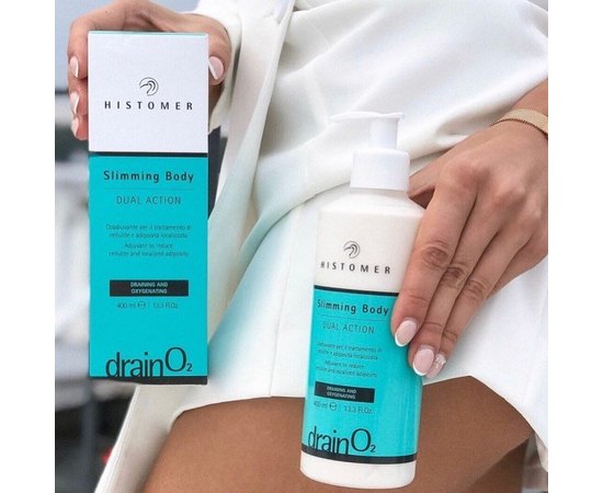 Крем двойного действия Histomer Drain O2 Slimming Body Dual Action, 400 ml, изображение 3 Крем двойного действия Histomer Drain O2 Slimming Body Dual Action, 400 ml, изображение 3