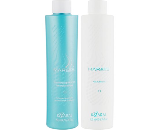 Осветляющих масло для волос Kaaral Maraes Color Nourishing Lighten Oil, 2x200 ml