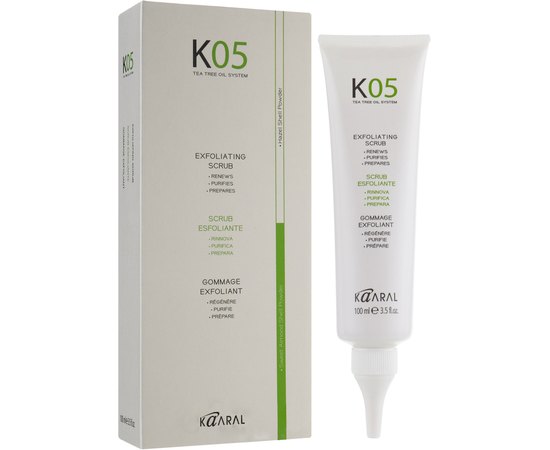 Отшелушивающий скраб для кожи головы и волос Kaaral K05 Exfoliating Scrub, 100 ml