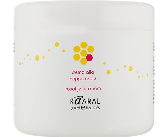 Kaaral Royal Jelly Cream Реконструююча крем-маска для волосся з бджолиним маточним молочком, 500 мл, фото 