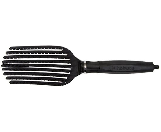 Щетка массажная для волос 9-рядная HairWay 08082 Fingers Large, изображение 2