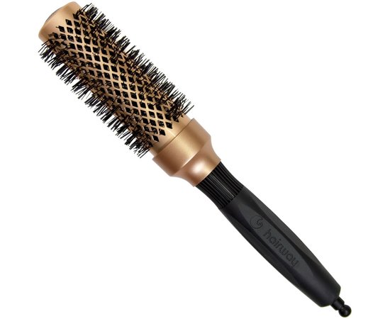 Термобрашинг керамико-ионный + антистатик HairWay Gold, изображение 3