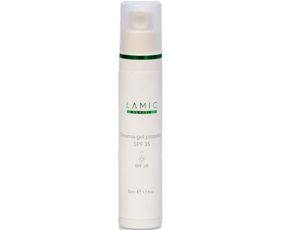Lamic Cosmetici Creama-gel Protettivo Захисний крем-гель для обличчя з SPF 35, 50 мл, фото 