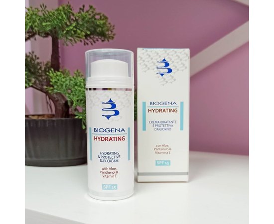 Дневной крем увлажняющий и защитный SPF15 Biogena Hydrating, 50 ml, изображение 5
