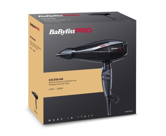 Професійний фен BaByliss PRO BAB6990IE Excess-HQ Ionic, 2600 Вт, фото _ab__is.image_number.default