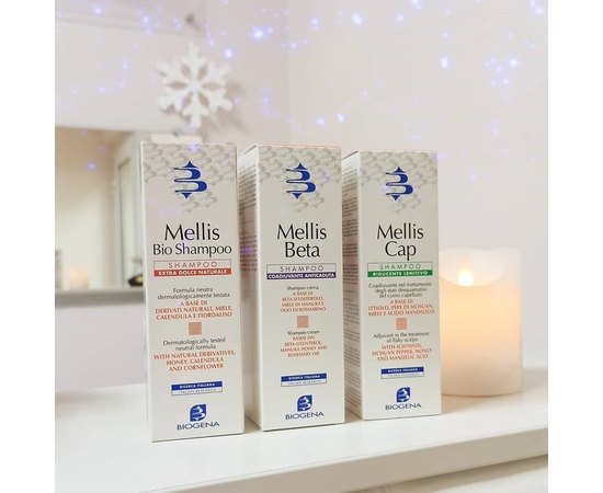 Шампунь смягчающий Biogena Mellis Cap Reducing And Soothing Shampoo, 200 ml, изображение 4