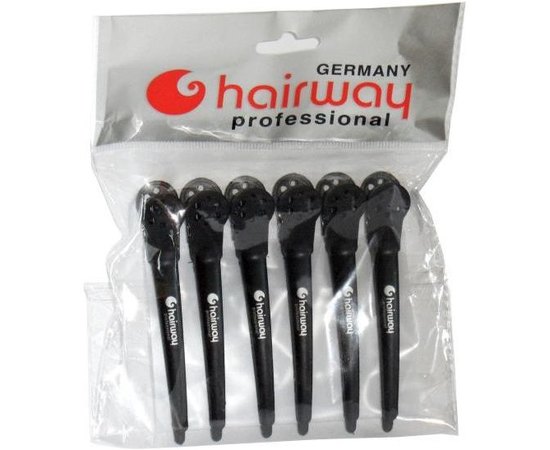 Зажим для волосся карбоновий HairWay 42033, 100 мм, фото _ab__is.image_number.default Зажим для волосся карбоновий HairWay 42033, 100 мм, фото _ab__is.image_number.default