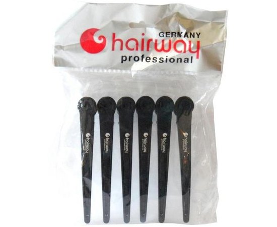 Зажим для волосся карбоновий Hairway Hairclips 42034, 115 мм, фото _ab__is.image_number.default Зажим для волосся карбоновий Hairway Hairclips 42034, 115 мм, фото _ab__is.image_number.default