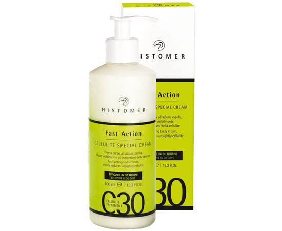 Антицеллюлитный крем моментального действия Histomer C 30 Fast Action Special Cellulite Cream, 400 ml, изображение 2 Антицеллюлитный крем моментального действия Histomer C 30 Fast Action Special Cellulite Cream, 400 ml, изображение 2