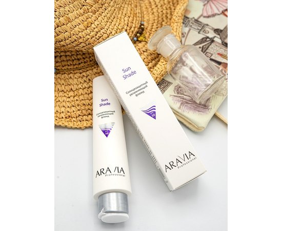 Флюид для лица солнцезащитный увлажняющий SPF30 Aravia Professional Sun Shade, 100 ml, изображение 5