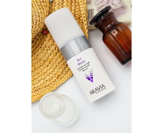 Aravia Professional Sun Shade SPF-40 Сонцезахисний зволожуючий флюїд для тіла та обличчя, 150 мл, фото _ab__is.image_number.default