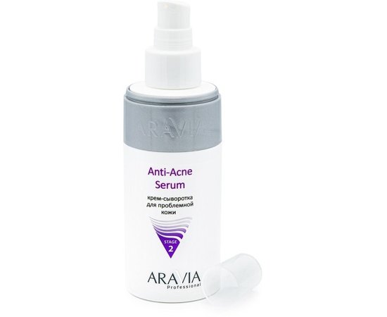 Крем-сыворотка для проблемной кожи Aravia Professional Anti-Acne Serum, 150 ml, изображение 4