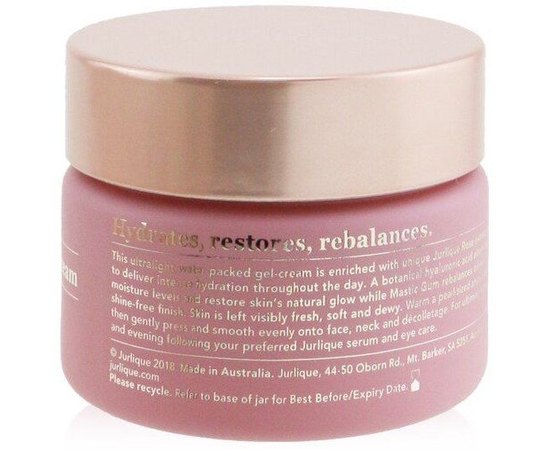 Jurlique Moisture Plus Rare Rose Gel Cream Шовковистий зволожуючий гель для обличчя, 50 мл, фото _ab__is.image_number.default