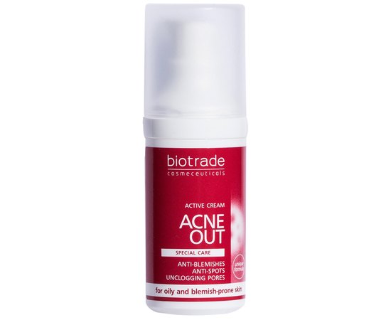 Biotrade Acne out Spesial Care Active Cream Крем Крем для кожи склонной к угревым высыпаниям, 30 мл