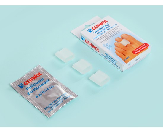 Кольцо-корректор для пальца ног Gehwol G, 3 шт, изображение 4