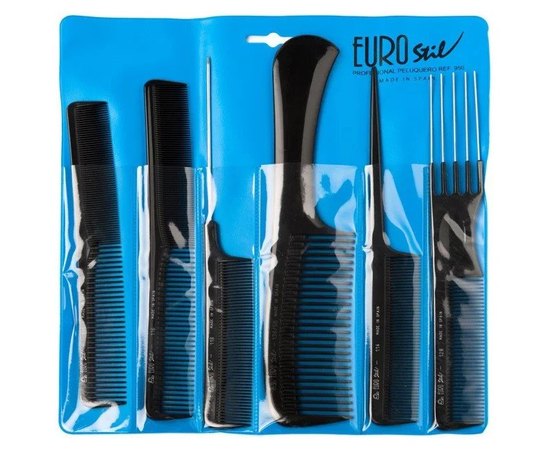 Набор расчесок для волос Eurostil, 6 шт, изображение 2